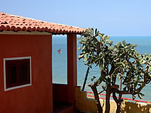 Vista para o mar na Pousada LUa Morena - Canoa Quebrada